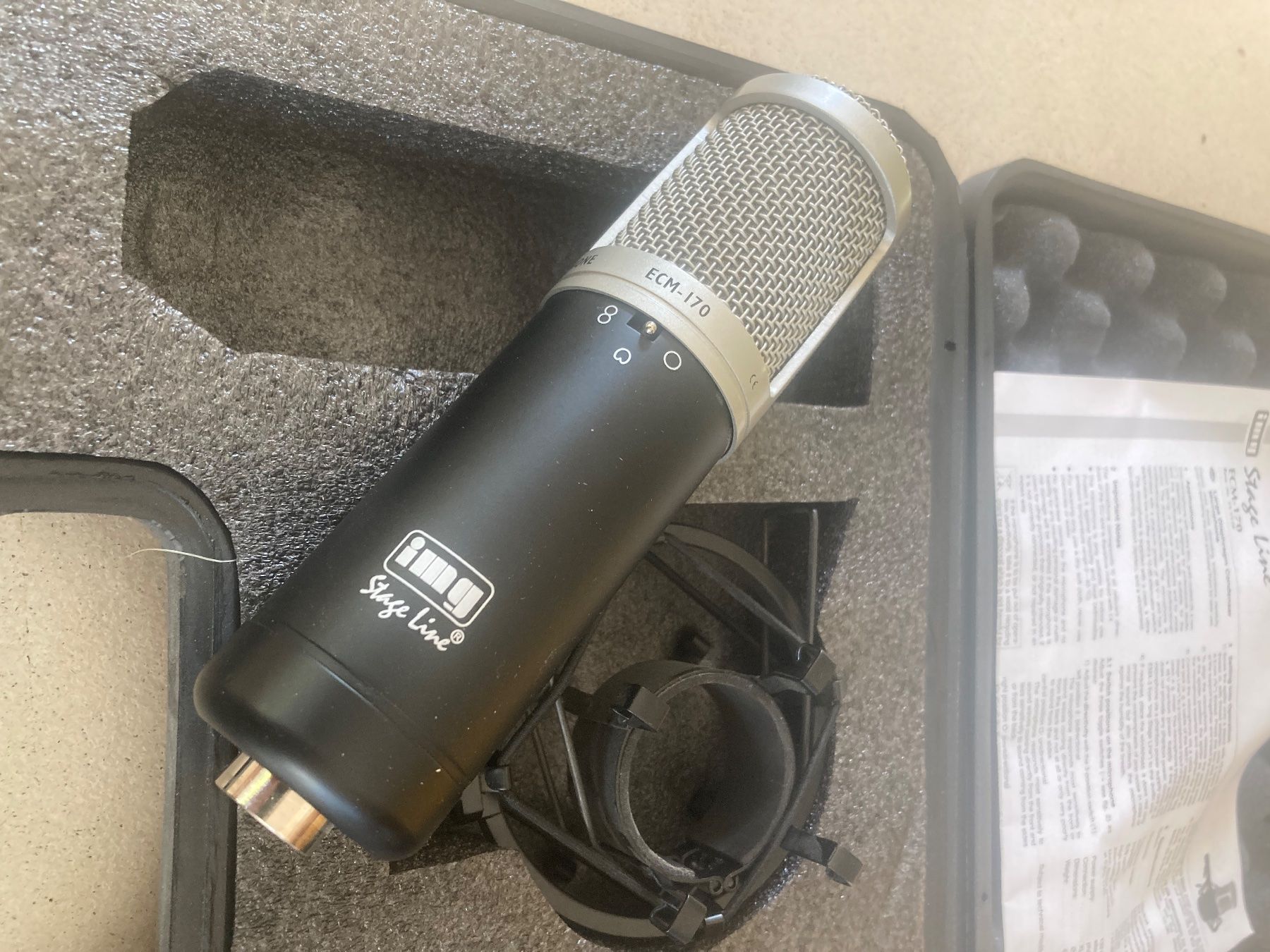 Microfoni: Microphone Stage Line ECM-170 avec mallette et accessoires – Usato da Delémont venduto da luigi057 1