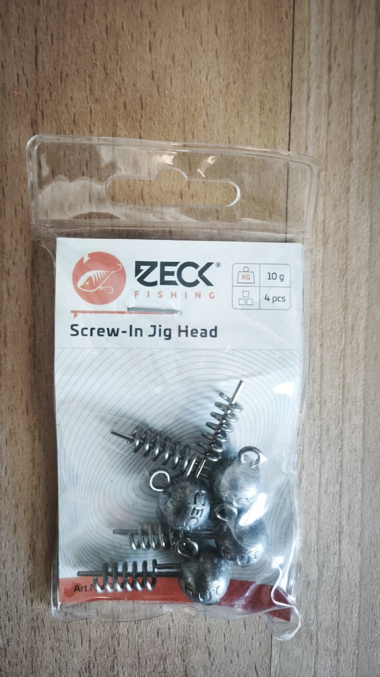 Köder: Zeck Screw in Jighead 10g/4Stk – Neu und originalverpackt aus Sarnen von sebalant 1