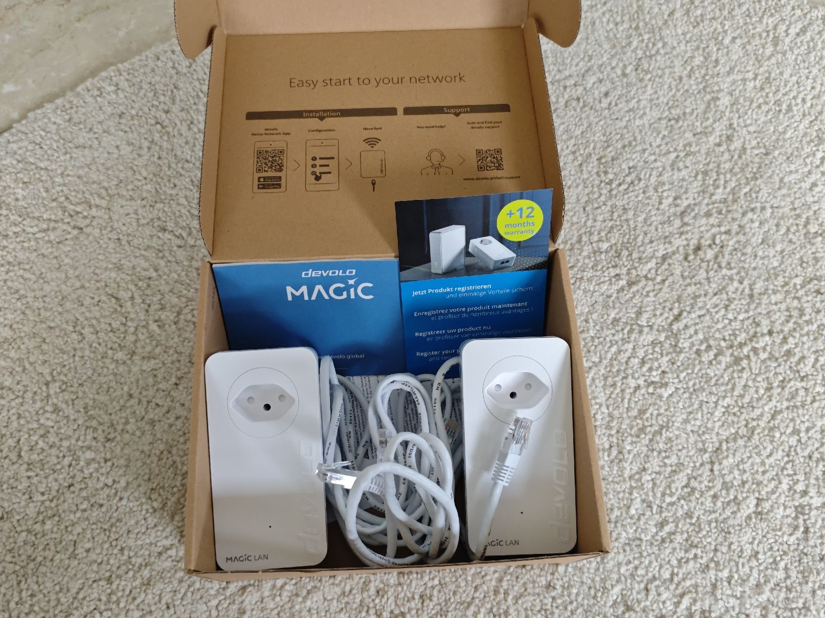 Devolo Laufwerke & Adapter: Devolo Magic 2 LAN Starter Kit Powerline neuwertig – Neu (gemäss Beschreibung) aus Illnau von Juepf80 2