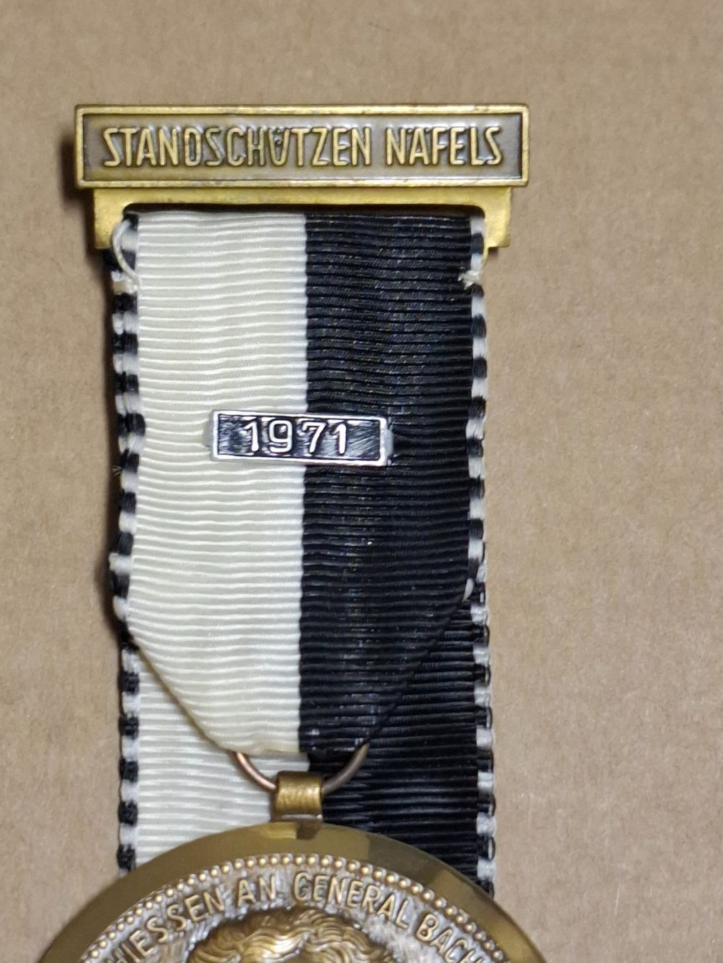 Medaillen: Näfels Glarus General Bachmann (D43) – Gebraucht aus Schwanden GL von Suvorov 1
