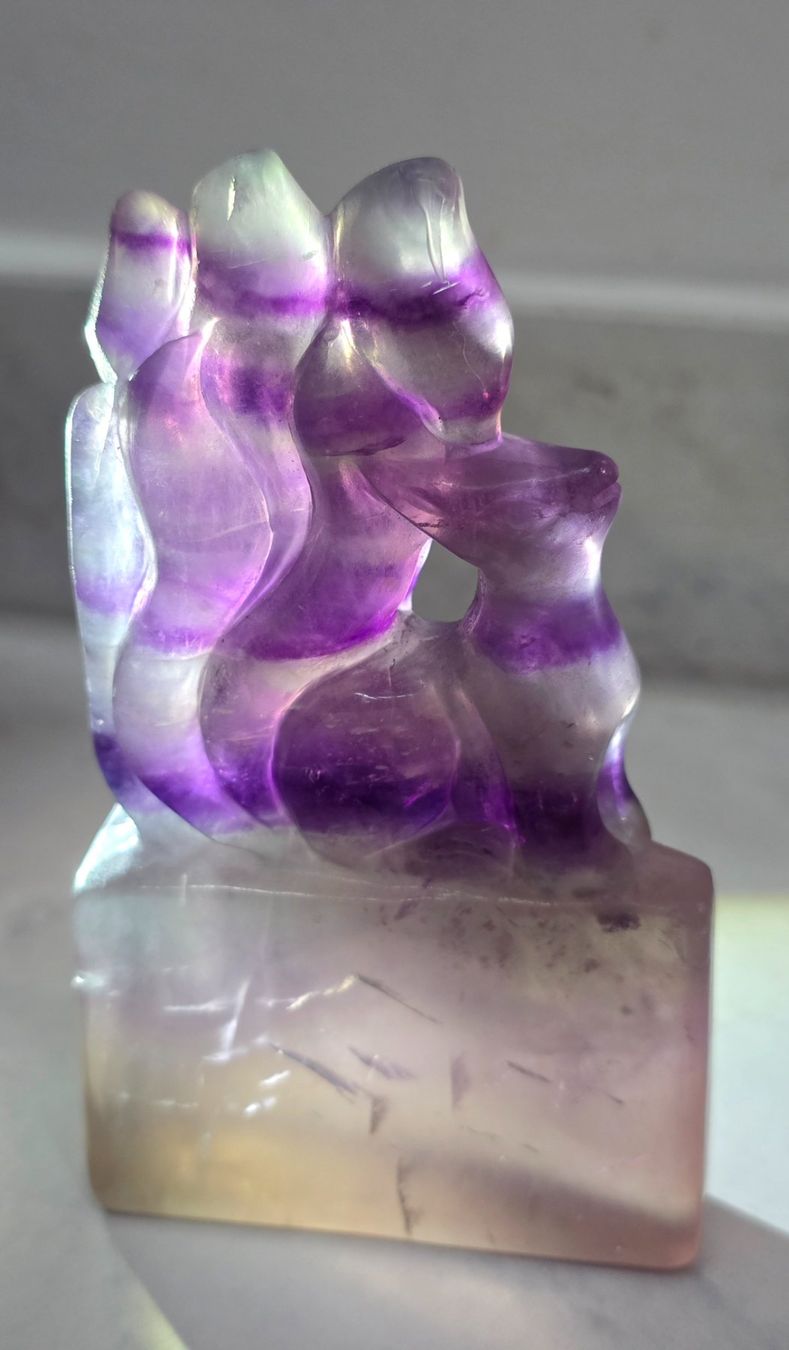 Minerali & Pietre curative: Fluorit Fuchs 365g – Nuovo e nell'imballaggio originale da Matzingen venduto da Shay_Crystalz 2