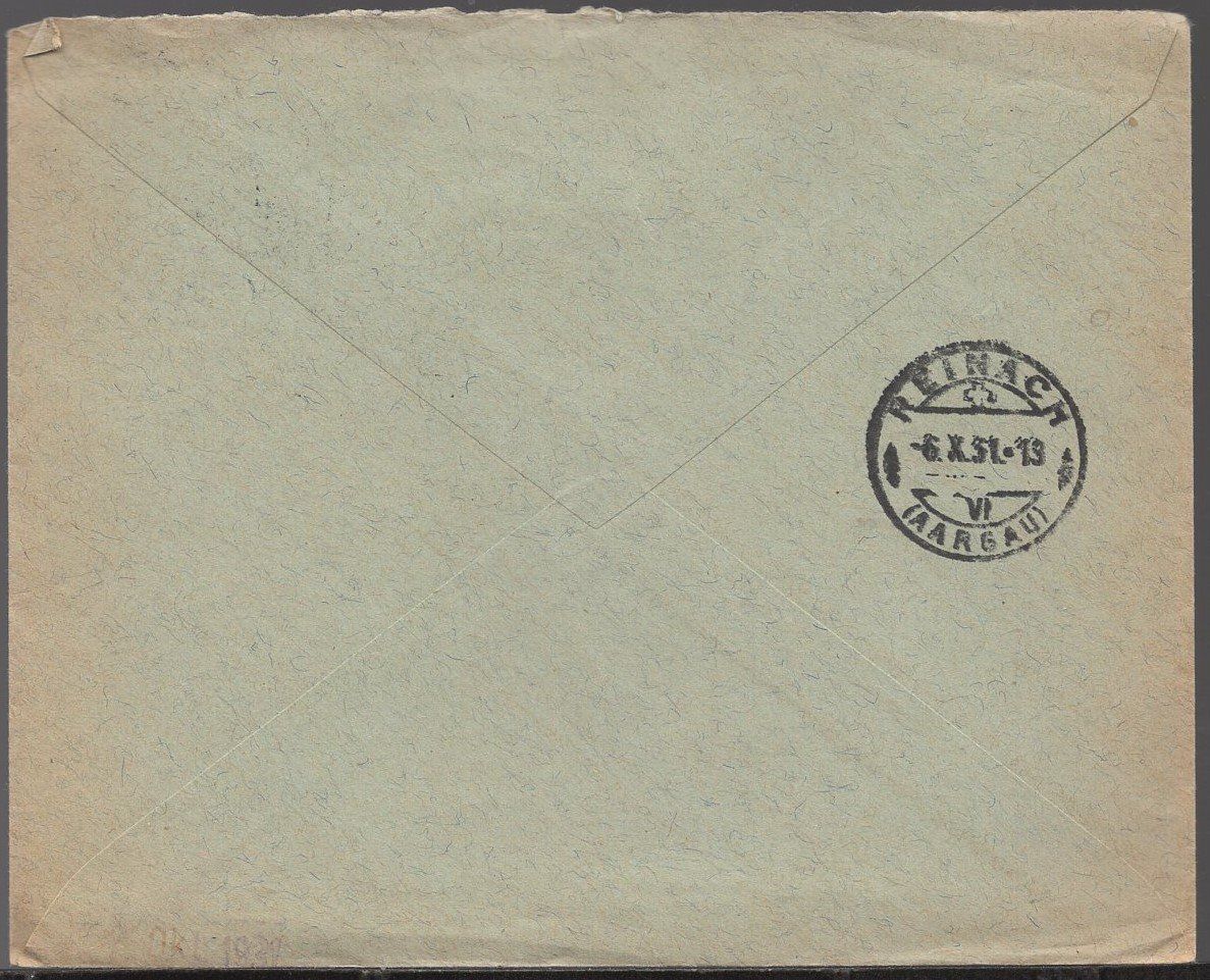 Alle Briefmarken: NIEDERBIPP 6.X.31         mit Inhalt – Gebraucht aus Aarau von kufi44 3