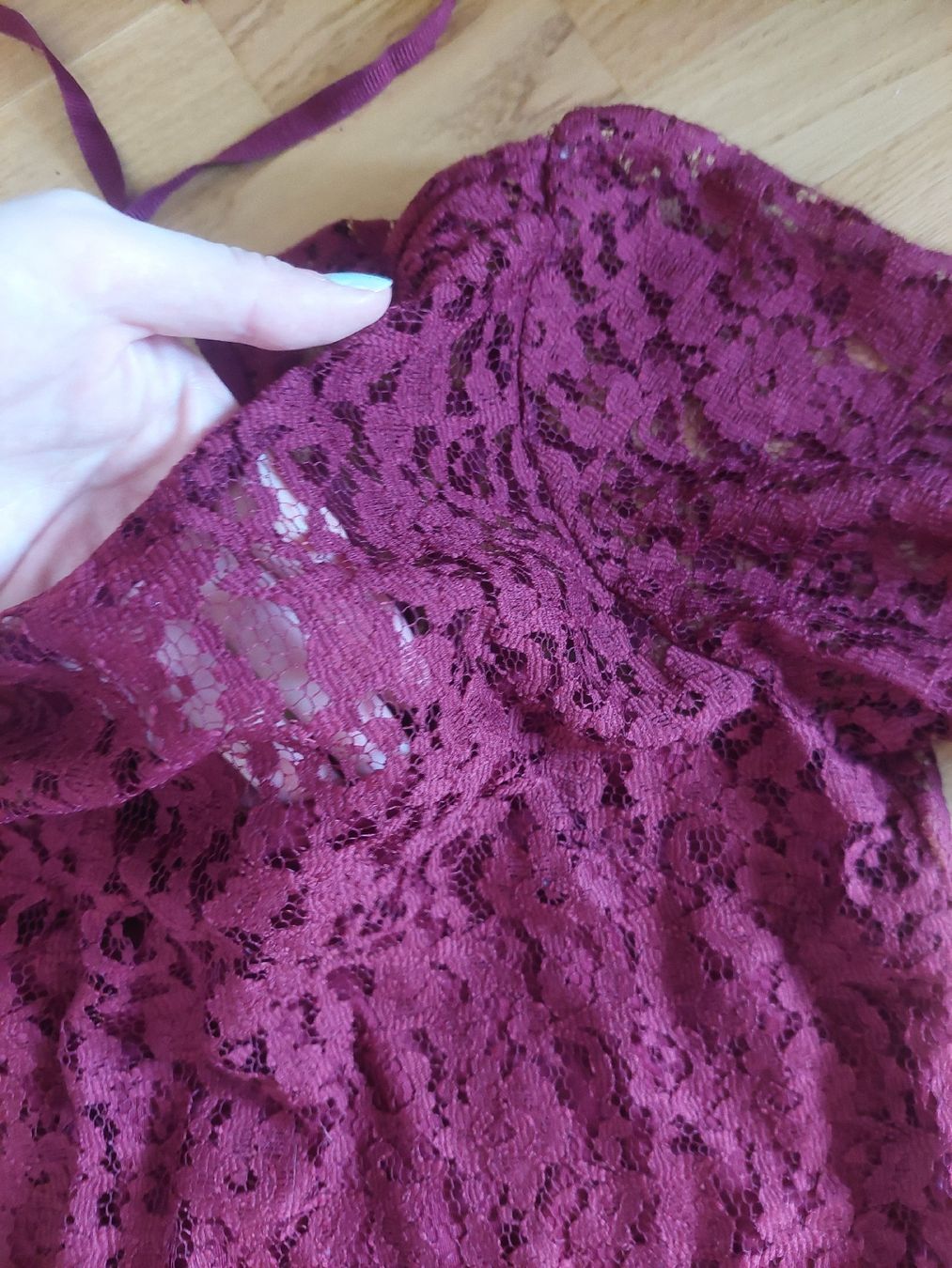 H&M Top: Sommertop in Bordeaux – Usato da Wallisellen venduto da eli_w9y6 3