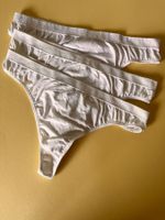 String, Marke unbekannt, Grösse L, Farbe Weiss (3 Stück)