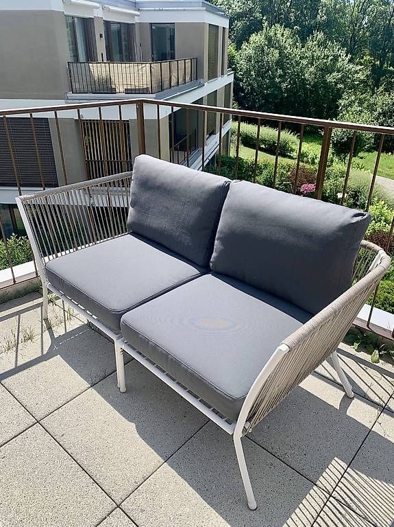 Sedie a sdraio: Lounge mit Cord-Elementen und Kissen – Usato da Erlenbach ZH venduto da rah_d6xd 1