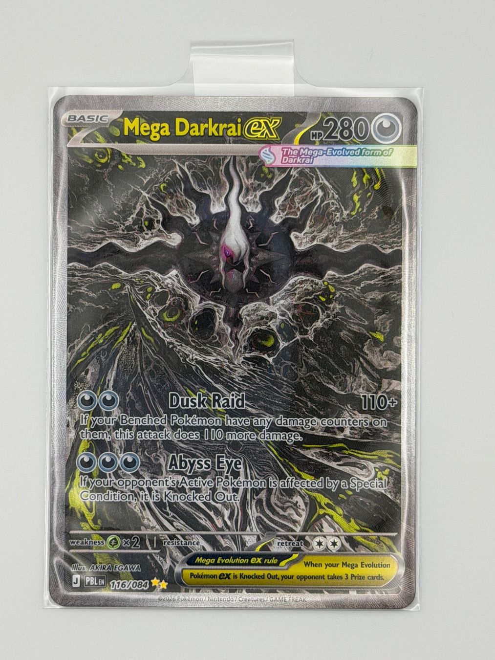 Pokémon Carte collezionabili: Pokemon Mega Darkrai ex 116/084 – Nuovo (secondo la descrizione) da Uster venduto da EDM1903