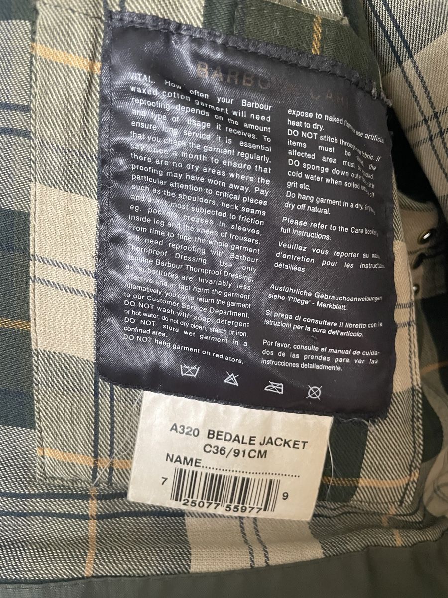 Barbour Giacche: Vintage Barbour Bedale - Gr. 36 – Usato da Zürich venduto da knipso 4
