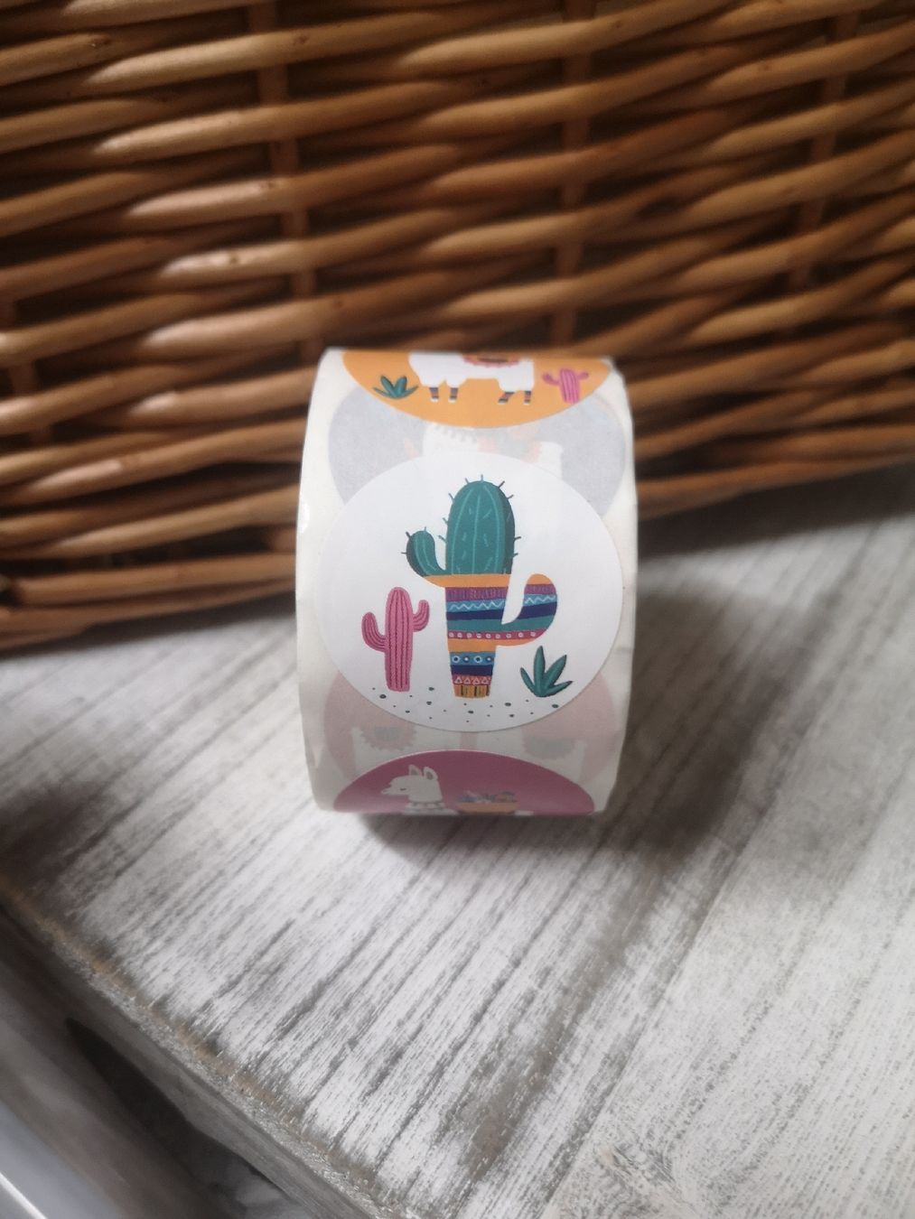 Aufkleber: Lama Stickers 3.8 cm ganze Rolle – Neu und originalverpackt aus Mellingen von Goldenspoon 1