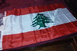 2x Flagge des Libanon - Drapeau du Liban