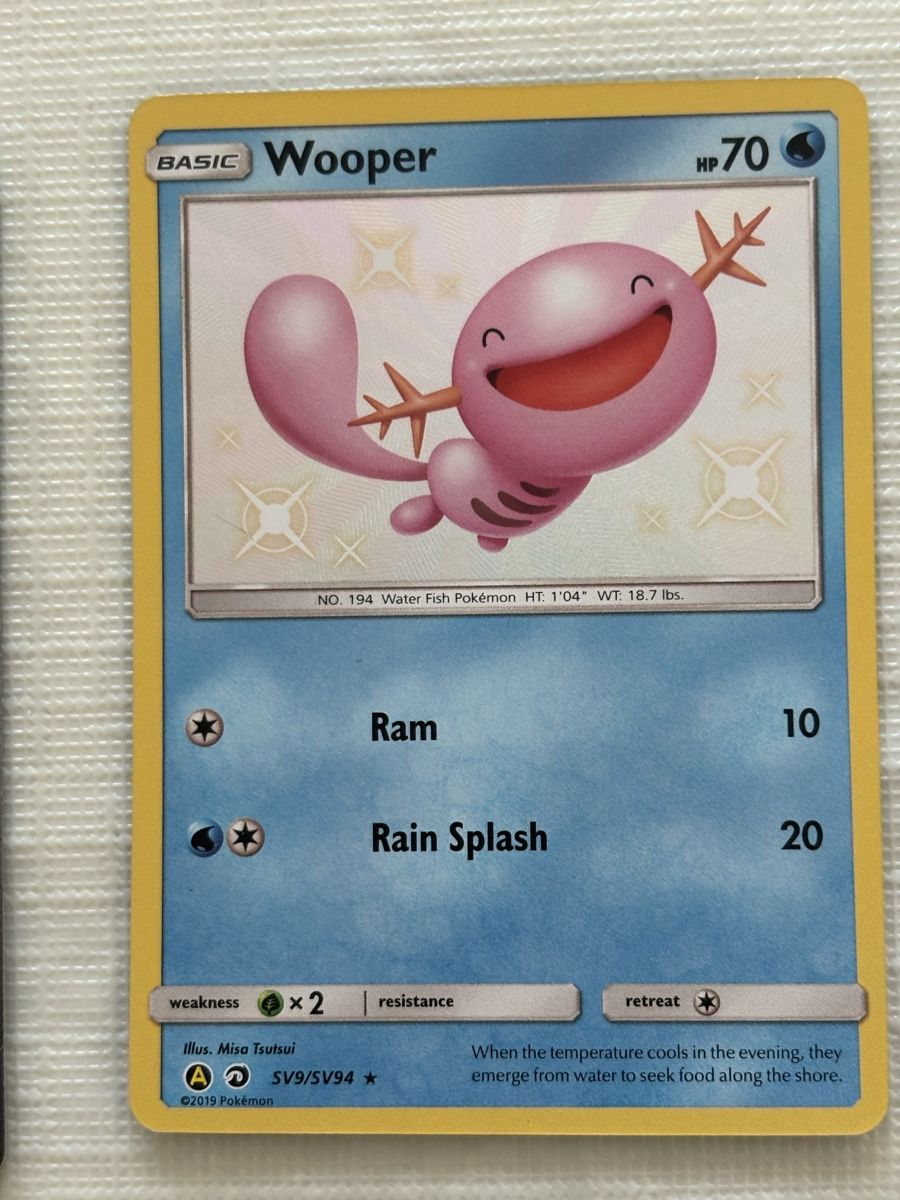 Pokémon Carte collezionabili: Carte Pokémon WOOPER ANCIENNE – Nuovo (secondo la descrizione) da lausanne venduto da helderj
