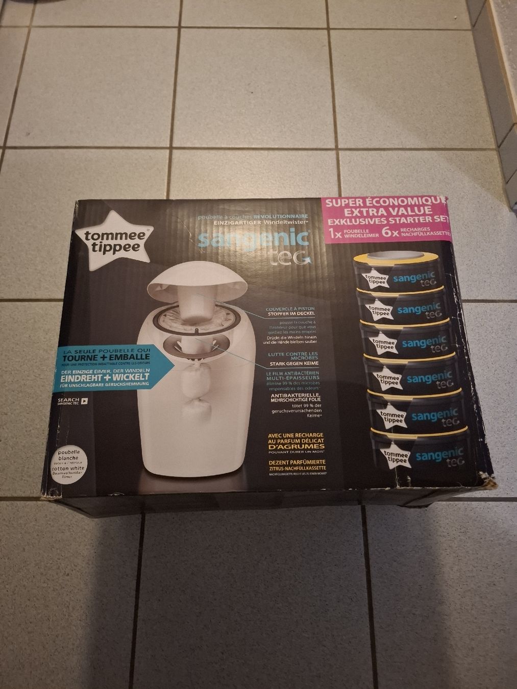 Altro per la casa: Windeleimer Tommee Tippee Sangenic Tec Starter Set Neu – Nuovo (secondo la descrizione) da Dagmersellen venduto da nuh_y9rk