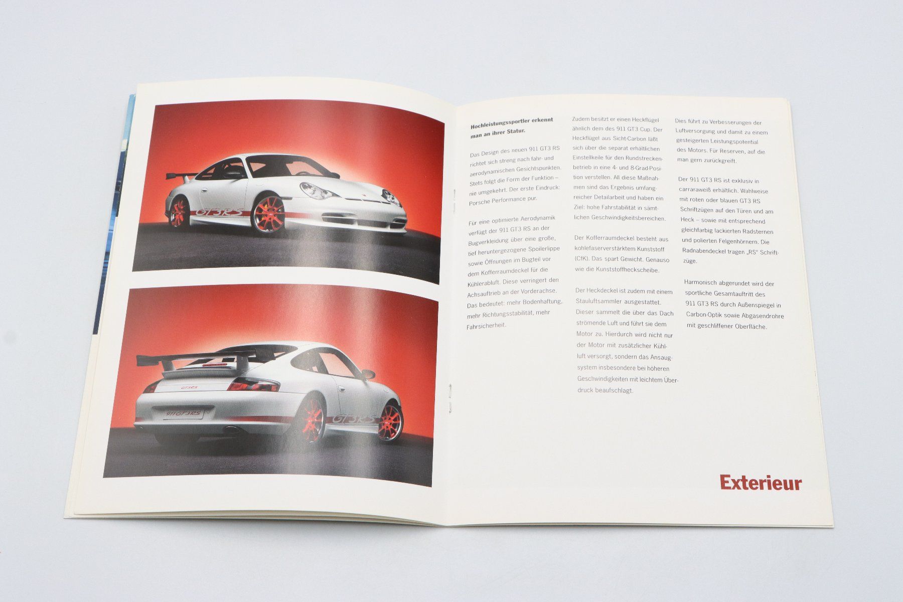 Porsche Documenti: Porsche 911 996 GT3 RS 2003 Prospekt – Usato da Bühl b.Aarberg venduto da Collectorpassions 4