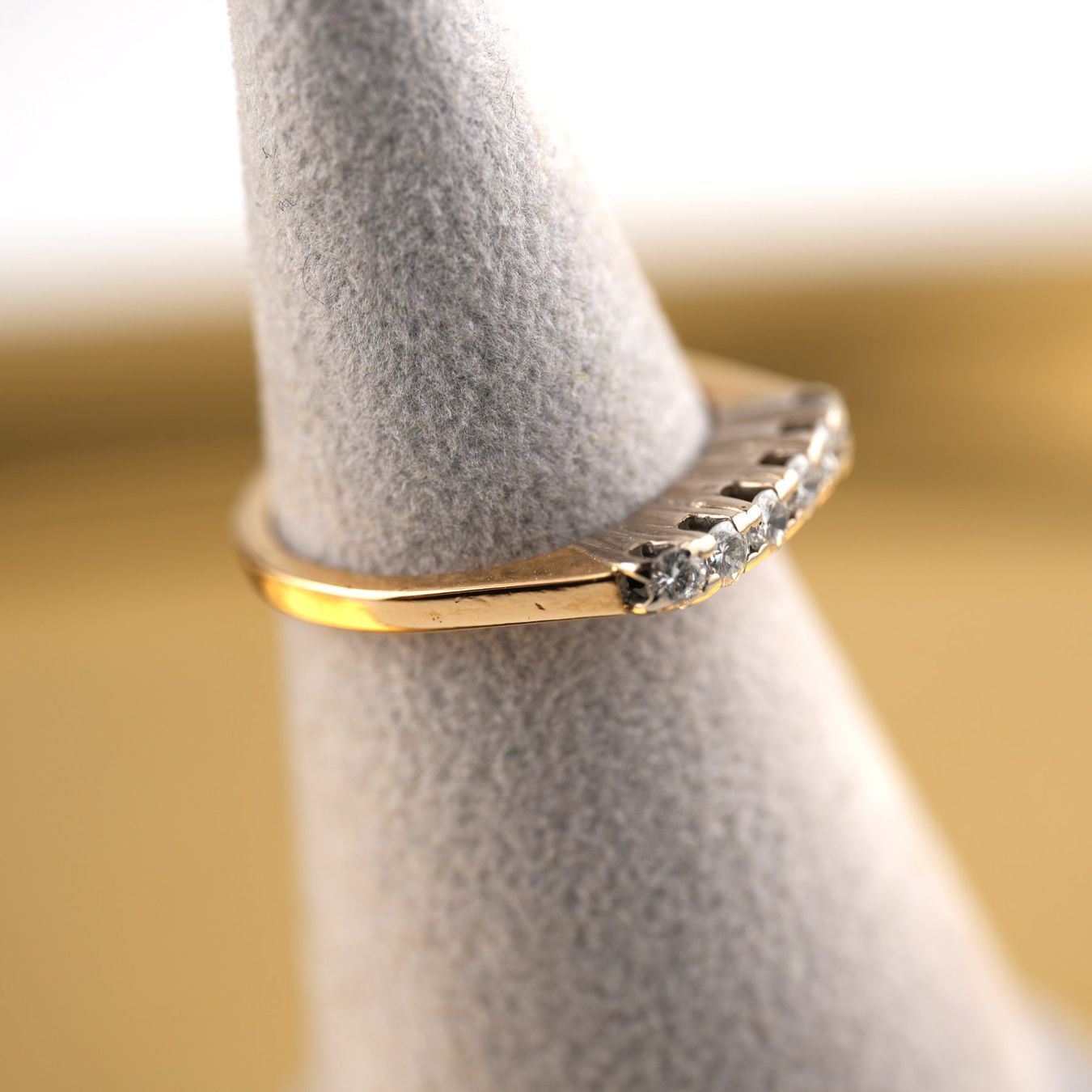 Anelli: Goldring 18K mit Diamanten – Usato da Basel venduto da Vip24 1