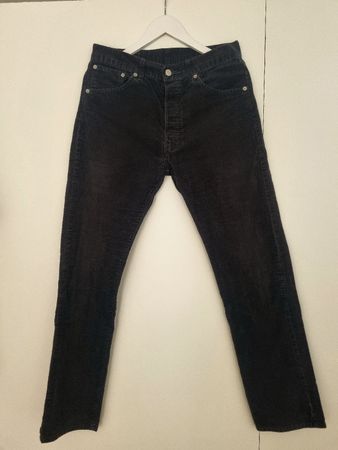 Pantalon velours côtelé Levi's 551 bleu marin -  W32 L34