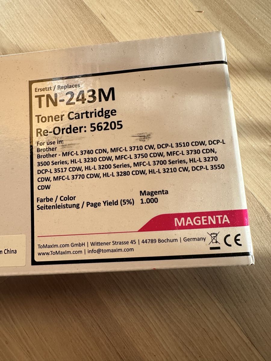 Brother Cartucce per stampanti & toner: Drucker Toner – Nuovo e nell'imballaggio originale da Mels venduto da Patrick7310 2