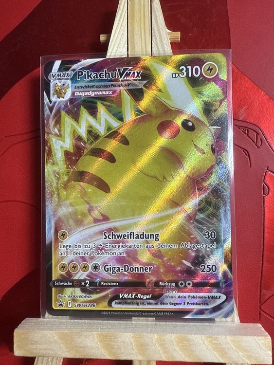 Pikachu VMAX (SWSH 286) SWSH Black Star Promos (Gebraucht) in Buchs ZH