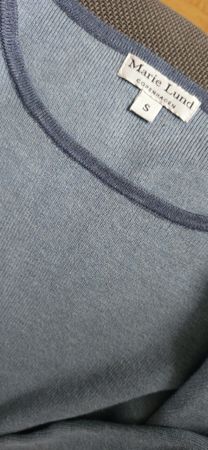 Marie Lund Strickpulli, Gr. S, hellblau -Neu