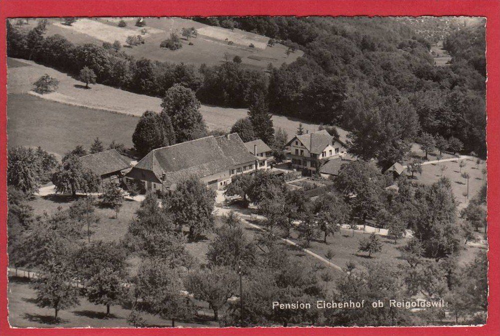 Cartoline postali: REIGOLDSWIL PENSION EICHENHOF – Usato da Grüningen venduto da Kartenlaube