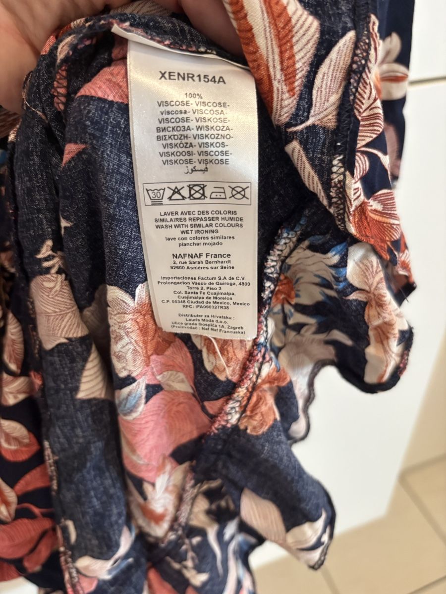 Nafnaf Vestiti: Robe Naf Naf  floral bleu taille 42  – Nuovo (secondo la descrizione) da Pully venduto da kaba07 4