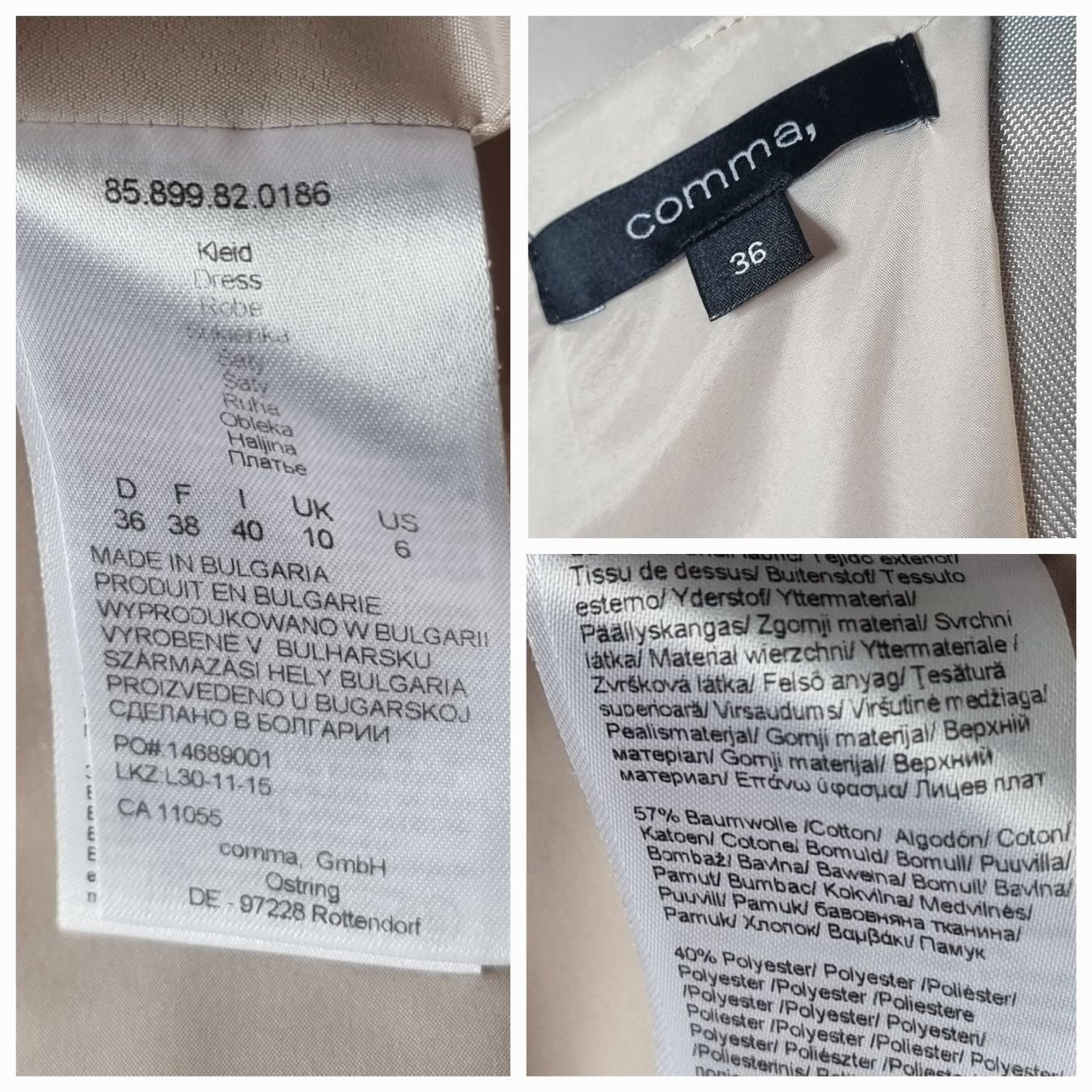 Comma Kleider: 36 S COMMA elegantes Etuikleid Cocktailkleid – Neu (gemäss Beschreibung) aus Dürnten von Bachtelsurfer 9