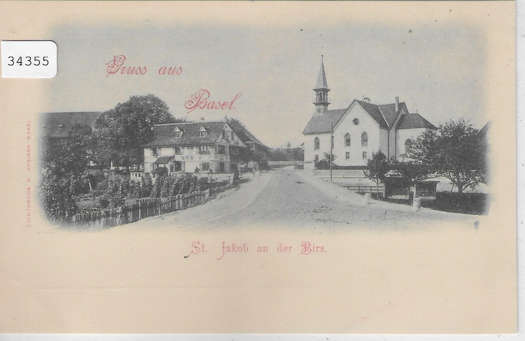 Cartoline postali: Gruss aus Basel - St. Jakob an der Birs – Usato da Ettingen venduto da Kartenplanet