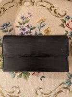 Louis Vuitton Epi Leder Geldbörse Schwarz
