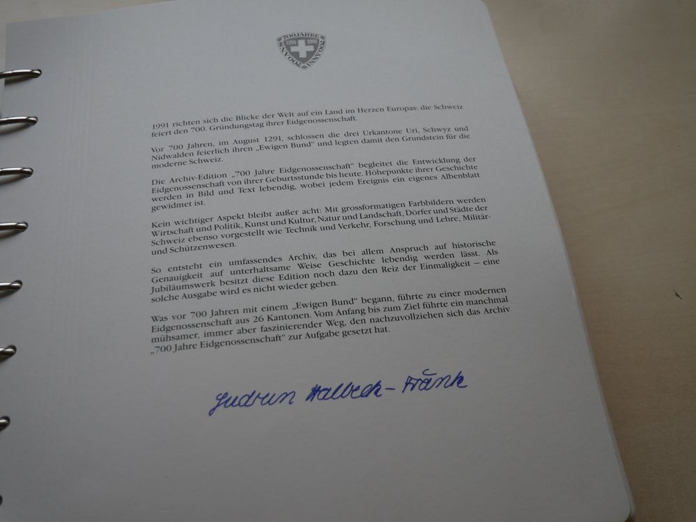 700 Jahre Eidgenossenschaft Kaufen auf Ricardo