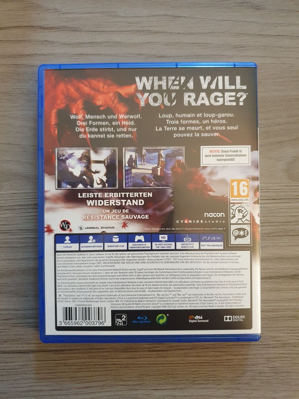 Giochi: Werewolf: The Apocalypse Earthblood - PS4 – Usato da Baar venduto da RDNA 2