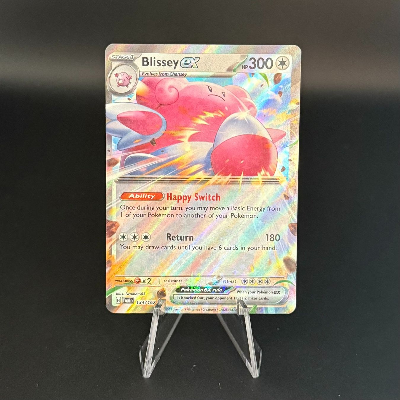 Pokémon Carte collezionabili: Blissey ex #134 Pokemon Twilight Masquerade – Usato da Feuerthalen venduto da Plazatoys