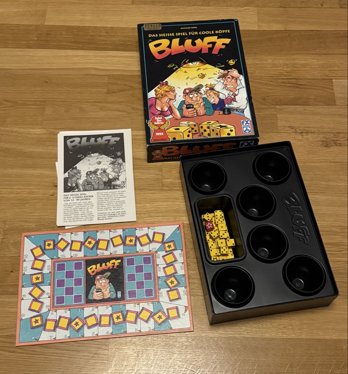 Spiele: Bluff Das Original Würfelspiel von FX Schmid – Gebraucht aus Herisau von Seyashop1 1
