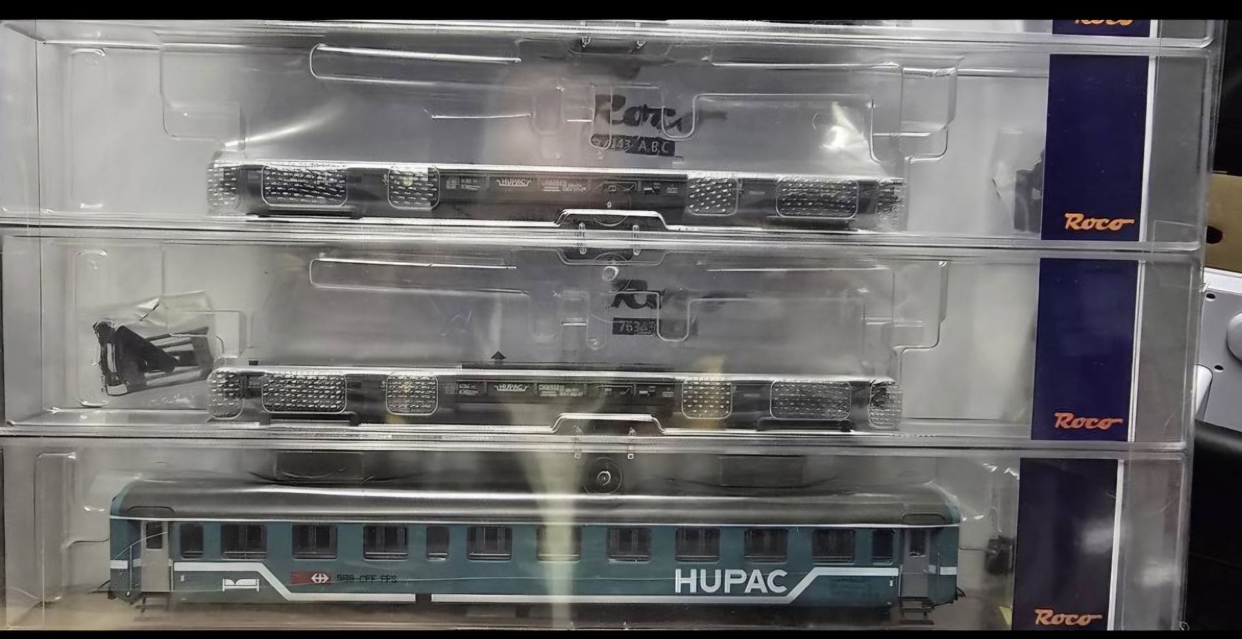 Roco Modelleisenbahnen: Hupac Wagenset von Roco – Neu und originalverpackt aus Ebikon von Mr.Busdriver 1