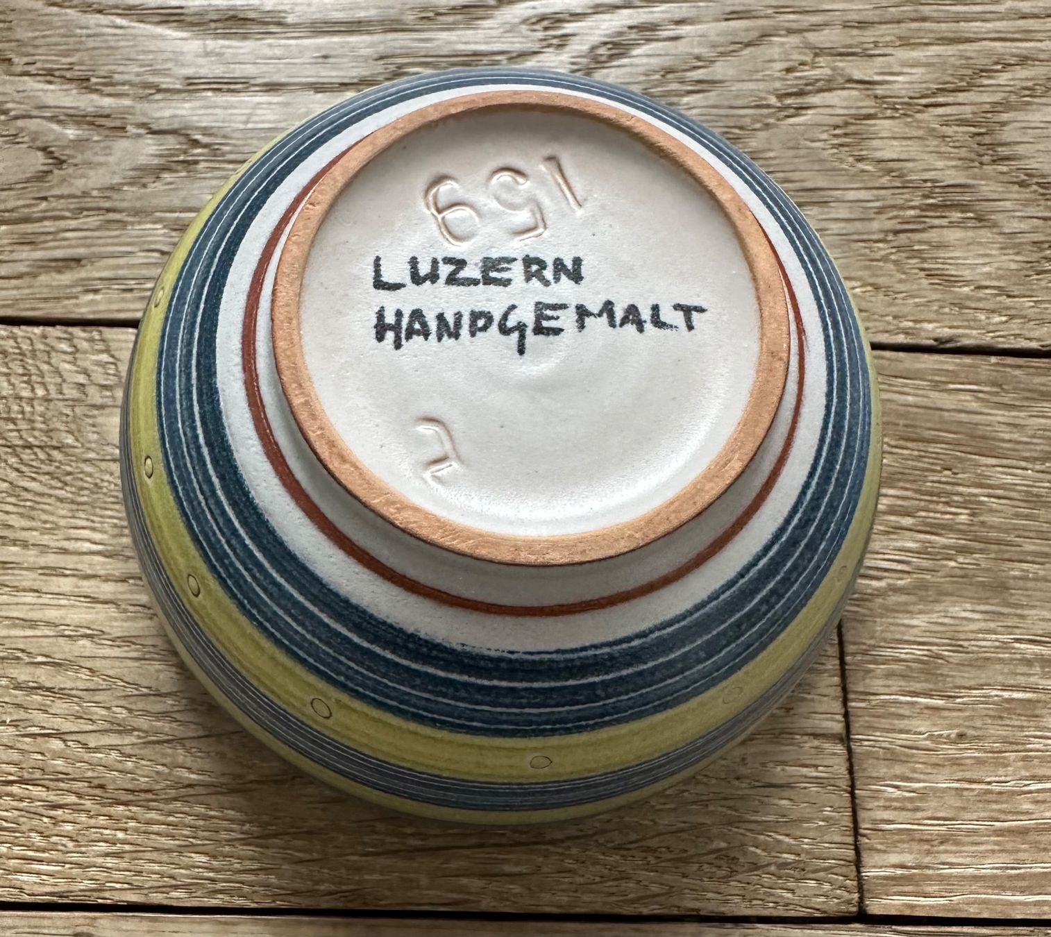 Zuccheriere: Deckeldose Luzern Keramik – Usato da Luzern venduto da Mamutpe 4