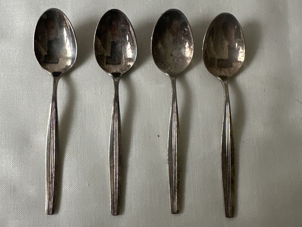 Vintage Kaffeelöffel 3er Set - Silber Mini Löffel 11cm Für Espresso & Dessert