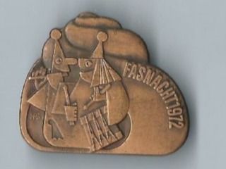 Basler Plaquettes & Badges: Fasnachtsplakette Basel, "Blaggedde" 1972 (Bronce) – D'occasion à Zürich par t24_de