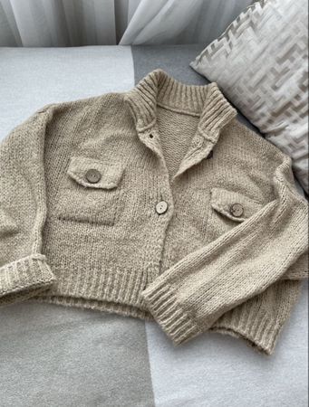 Warmer Cardigan Strick Over-Size