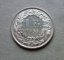 1.- Franken 1955, gute Erhaltung