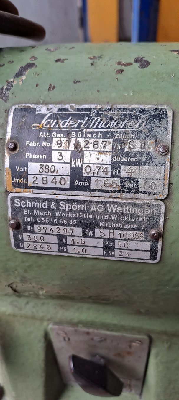 Smerigliatrici & Lucidatrici: Landert Schleiffmaschine JG 1968 – Usato da Stetten AG venduto da Maschinenwarencenter 3