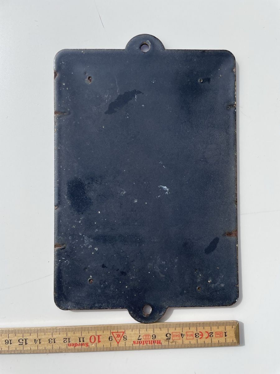 Schilder: Antikes Hausnummer-Schild 288 aus Email – Gebraucht aus Matzendorf von Murbach 1
