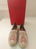 Valentino Garavani rosa bestickte Espadrilles EU37