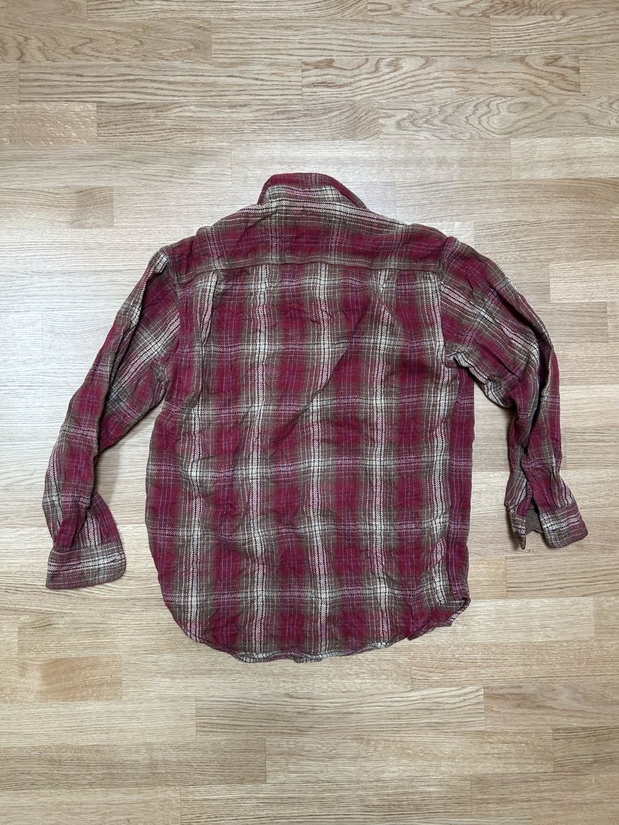 Chemises: Herren Hemd kariert braun/rot Grösse M – D'occasion à Luzern par ThrowbackVintage 2