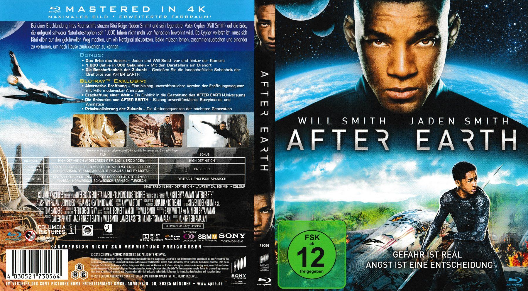 Tutti i DVDs: Blu-Ray - After Earth – Usato da Langnau am Albis venduto da MediaRescuerKeLoX