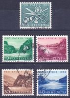 PP 1956, B76-80, gestempelt, Kat. 30.-