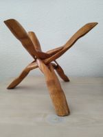 Dekoobjekt, 3-teilige Holzskulptur - aus 1 Stück geschaffen