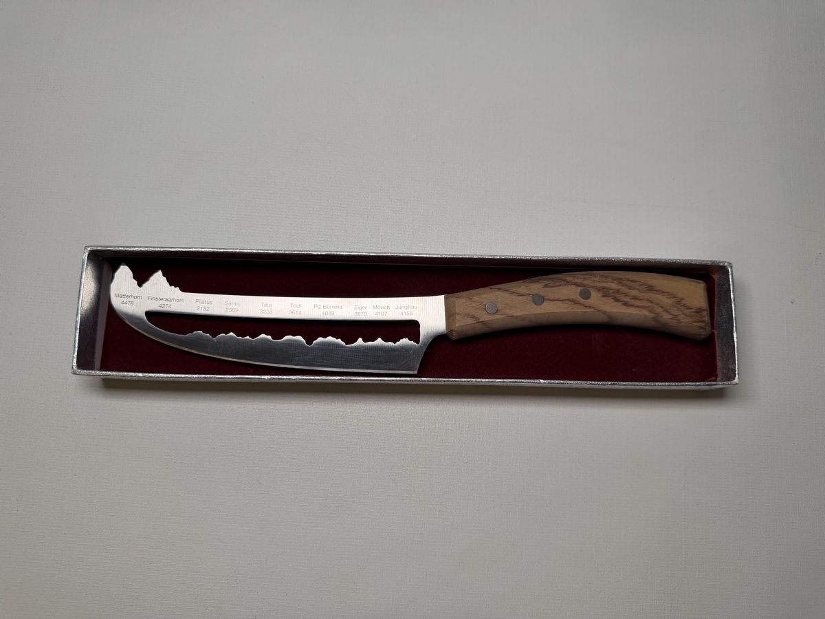 Panorama Knife Küchenmesser: Panorama Knife Schweiz Käsemesser Holz – Neu (gemäss Beschreibung) aus Rombach von vir_2dsd