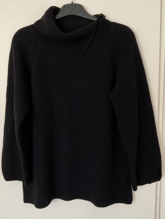 La Tricot.Perugia Wolle Seide Kaschmir Pullover Gr S schwarz