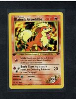 Blaine's Growlithe - 1st edition Gym Challenge