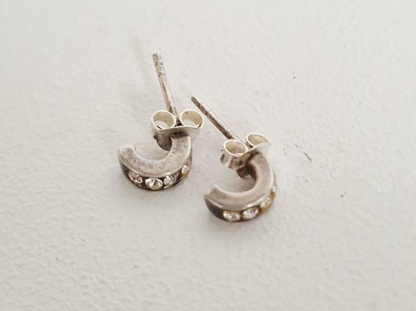 Orecchini pendenti & Orecchini a lobo: Silber Ohrringe mit Zirkonia – Usato da Hallau venduto da CHACLA 1