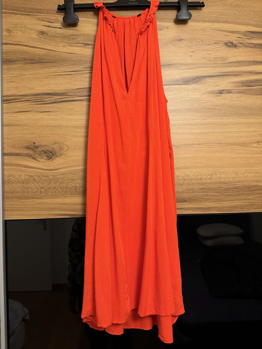 Vestiti: Wunderschönes rot/orangenes Kleid Grösse S. – Usato da Adliswil venduto da StephanieAnnina 1