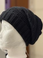 Hochwertige Beanie Wollmütze , schwarz neuwertig one size