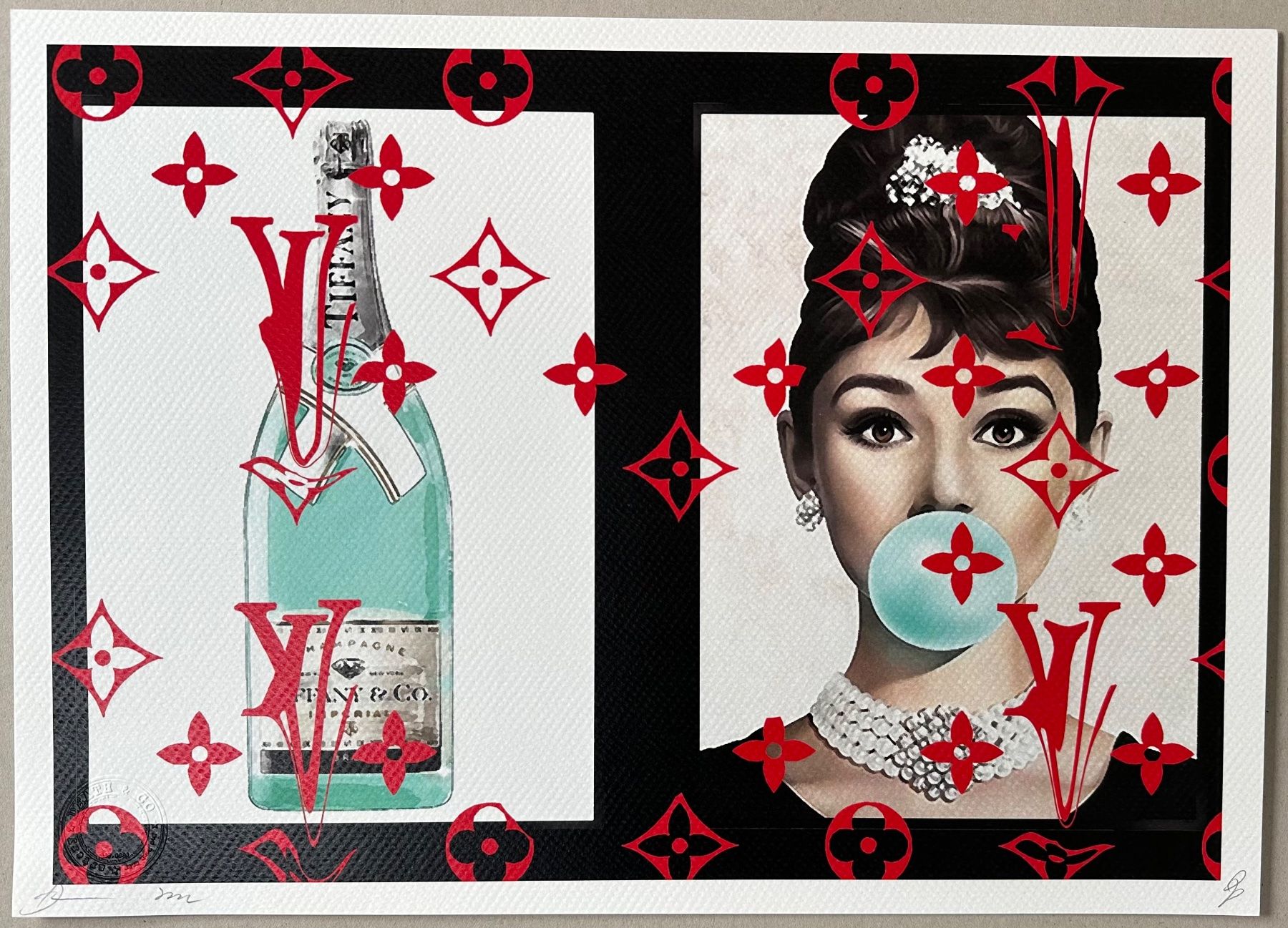 Foto & Immagini: Death: Vuitton Tiffany Bubble Hepburn, signiert – Nuovo (secondo la descrizione) da Meilen venduto da Smgdesign